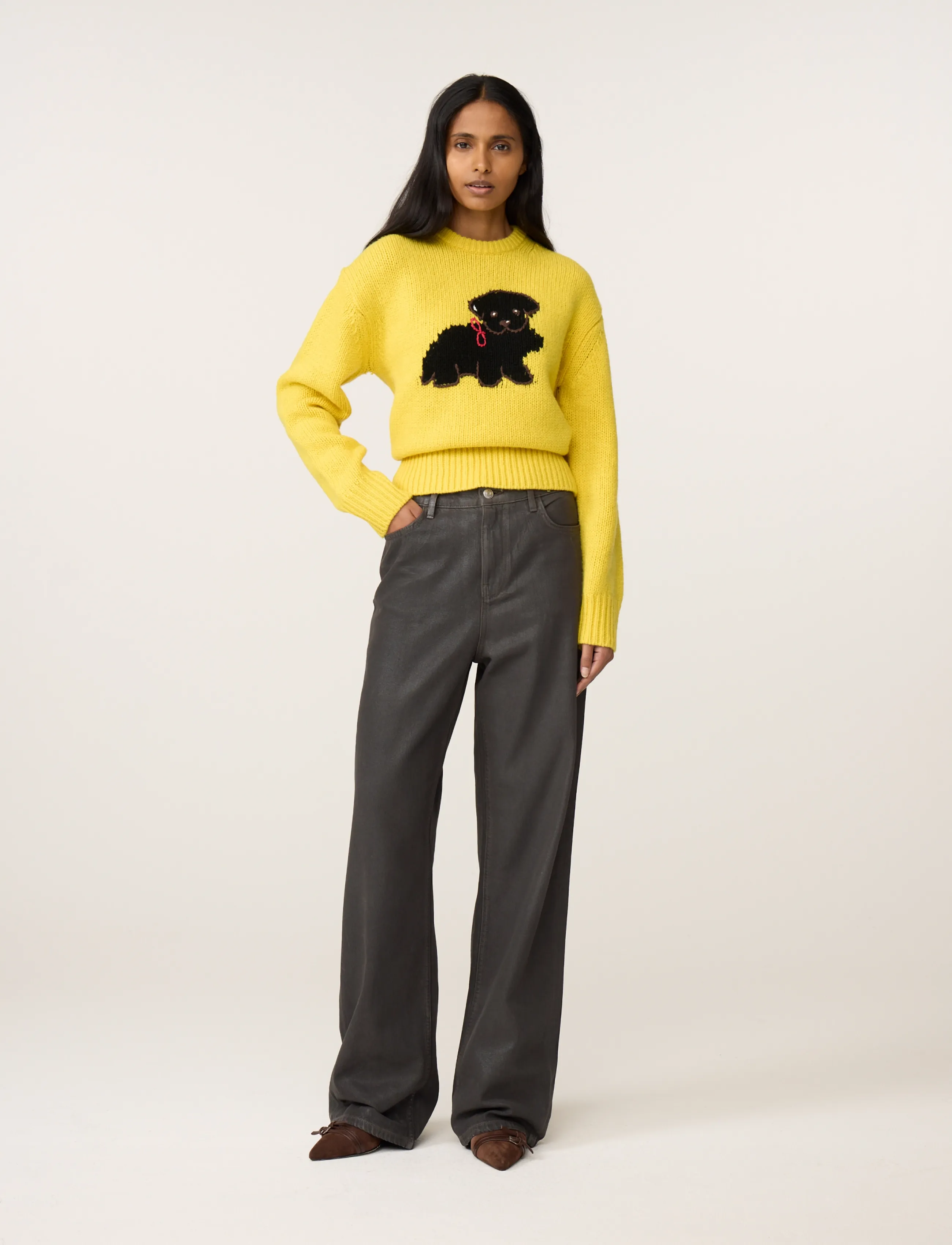 Fabienne Chapot - Dog Pullover - stickade tröjor - dandelion yellow - 0