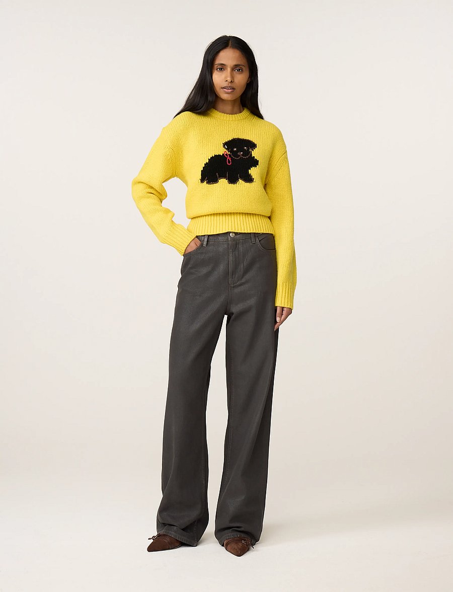 Fabienne Chapot - Dog Pullover - stickade tröjor - dandelion yellow - 0