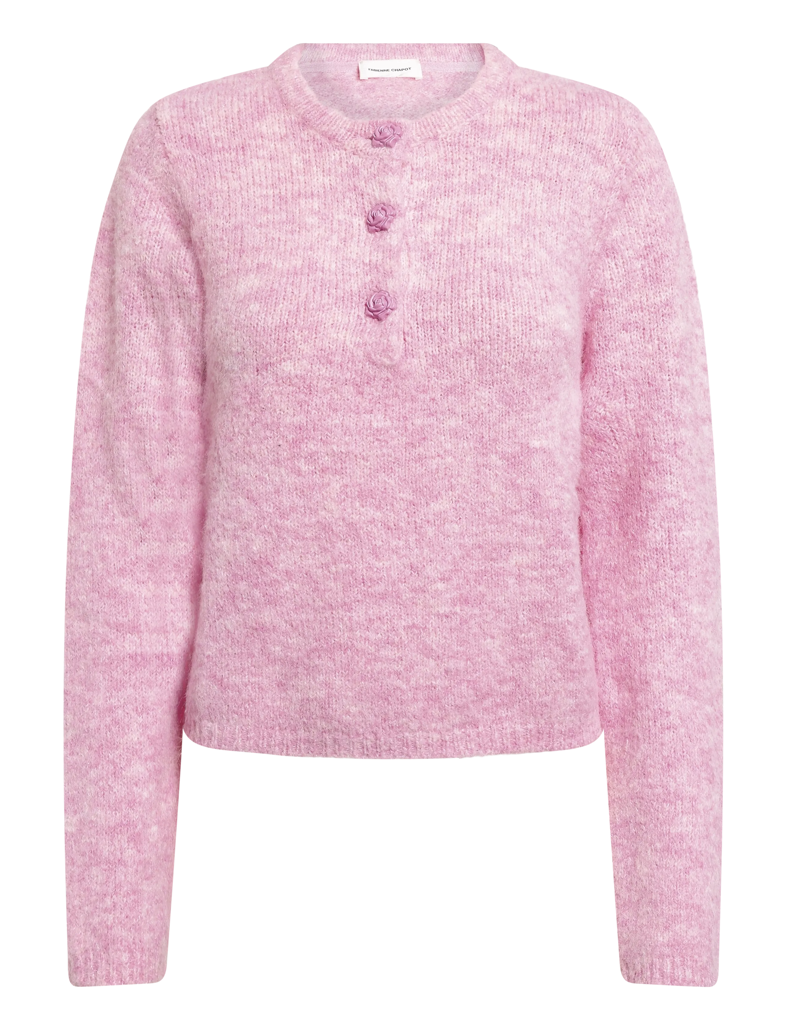 Fabienne Chapot Coco Pullover LS - Fabienne Chapot - PINK ROSE / pink/rose