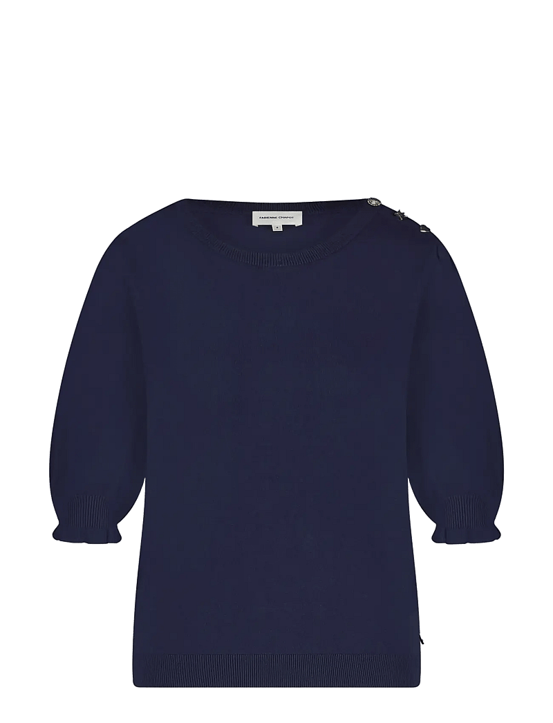 Fabienne Chapot - Molly Short Sleeve Pullover - pullover - after midnight blue - 1