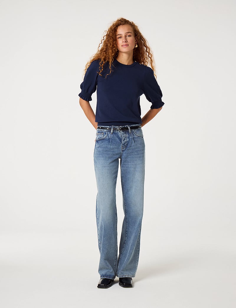 Fabienne Chapot - Molly Short Sleeve Pullover - pullover - after midnight blue - 3