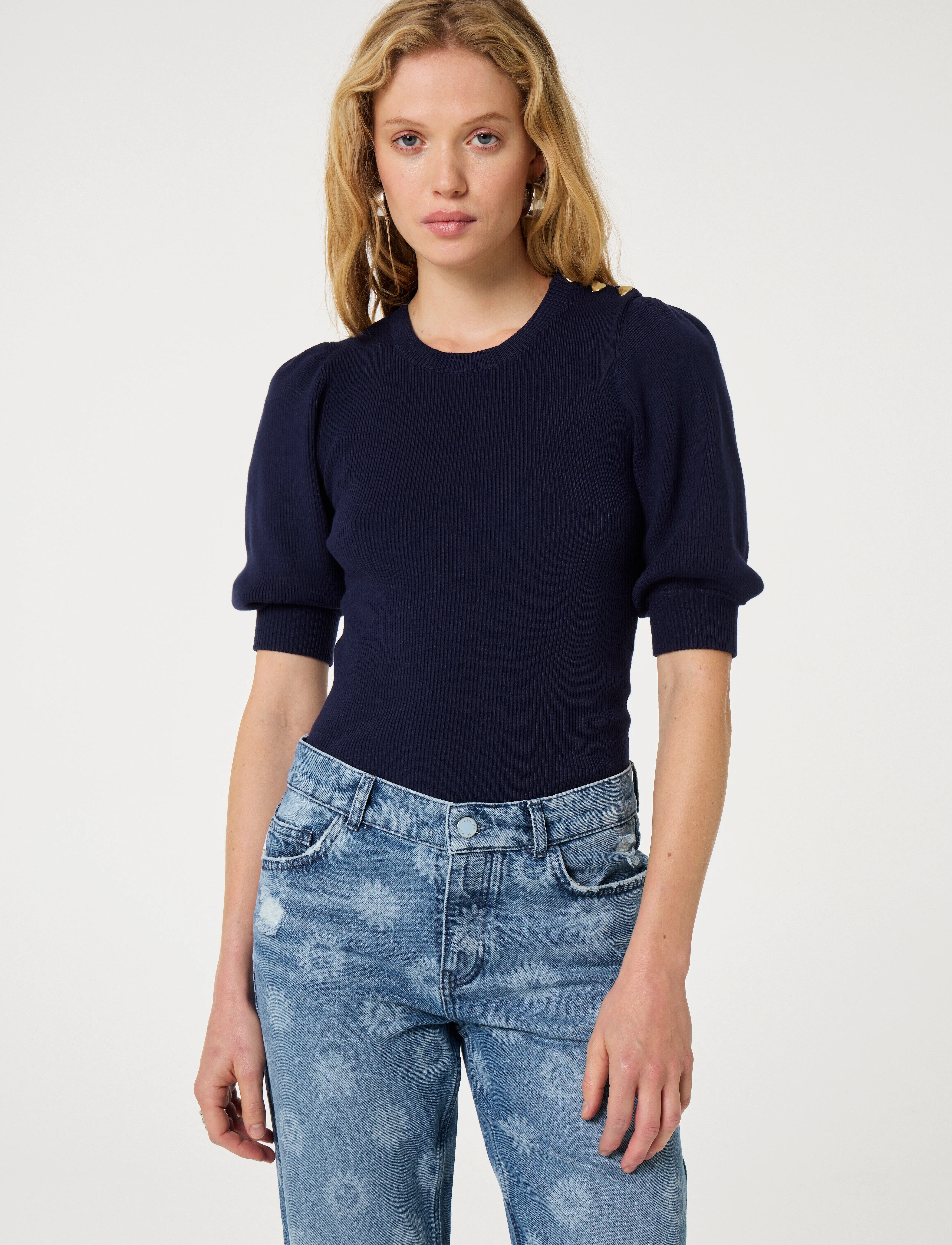 Fabienne Chapot Molly Short Sleeve Pullover stickade tröjor dam – bild 3