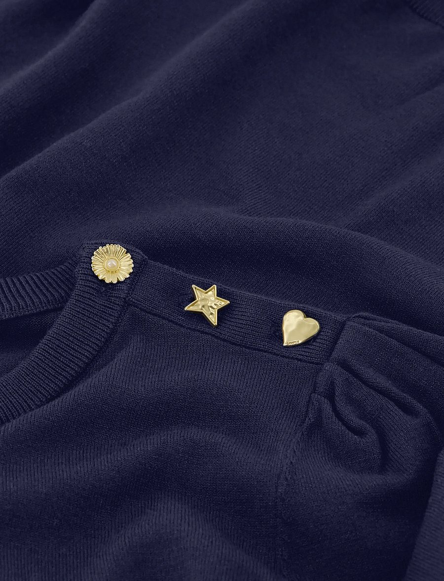 Fabienne Chapot - Molly Short Sleeve Pullover - gebreide truien - after midnight blue - 5