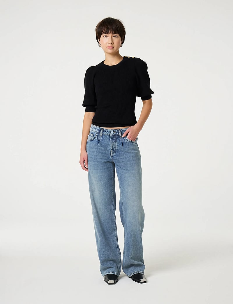 Fabienne Chapot - Molly Short Sleeve Pullover - džemperi - black - 2