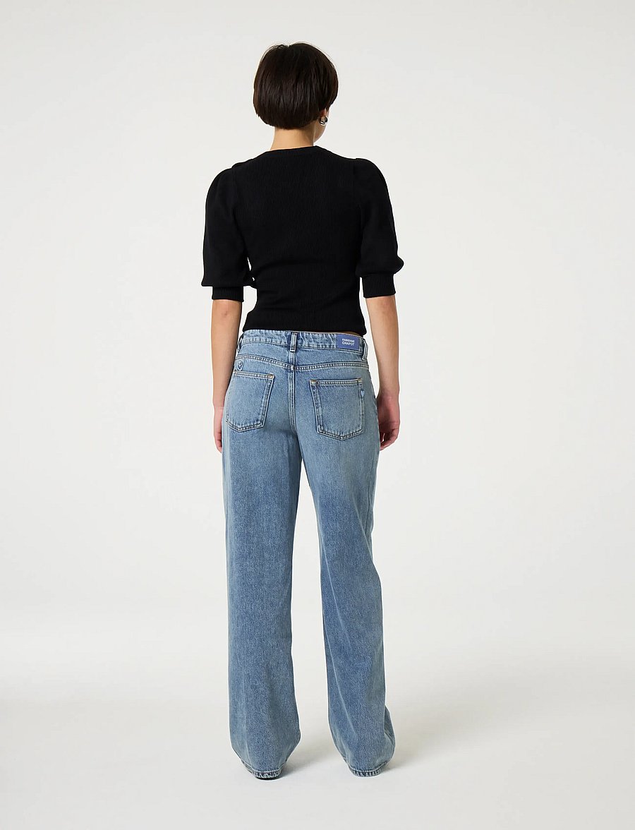 Fabienne Chapot - Molly Short Sleeve Pullover - jumpers - black - 4