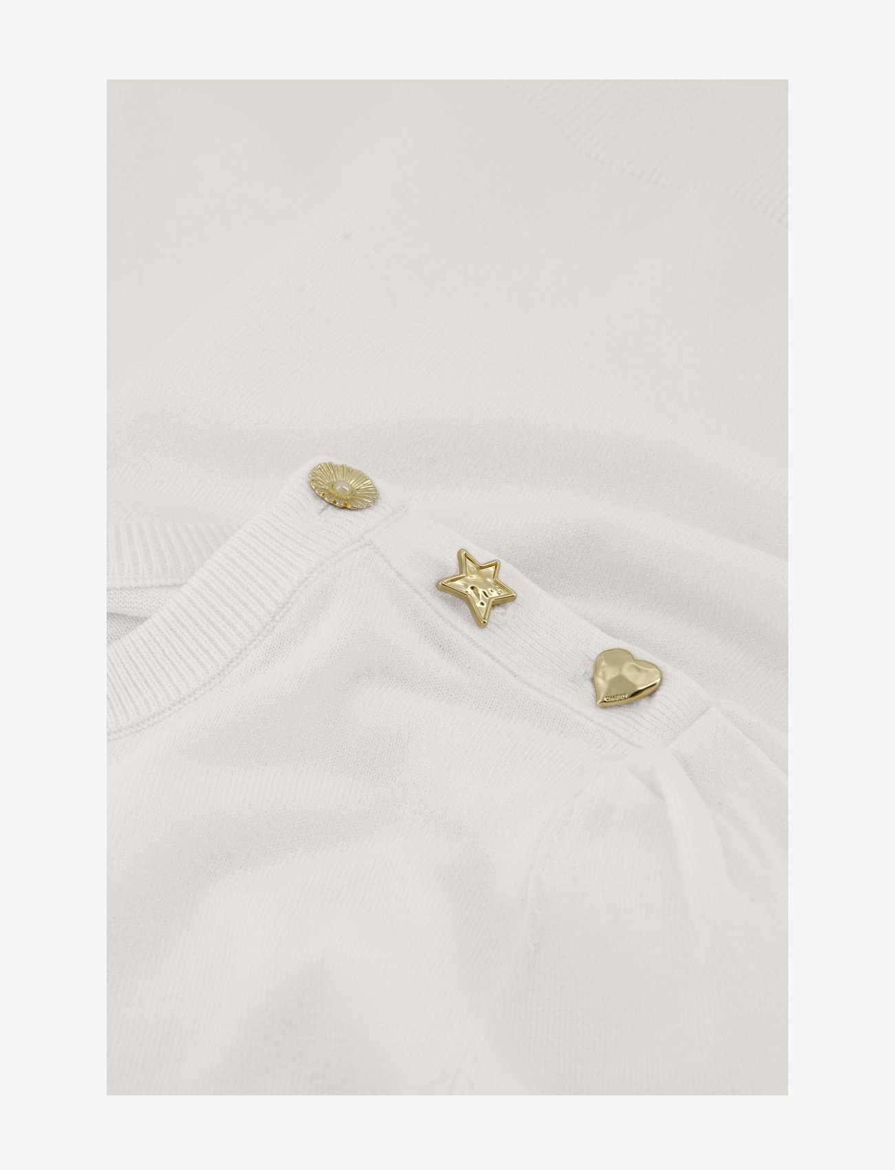 Fabienne Chapot - Molly Short Sleeve Pullover - stickade tröjor - cosy white - 2