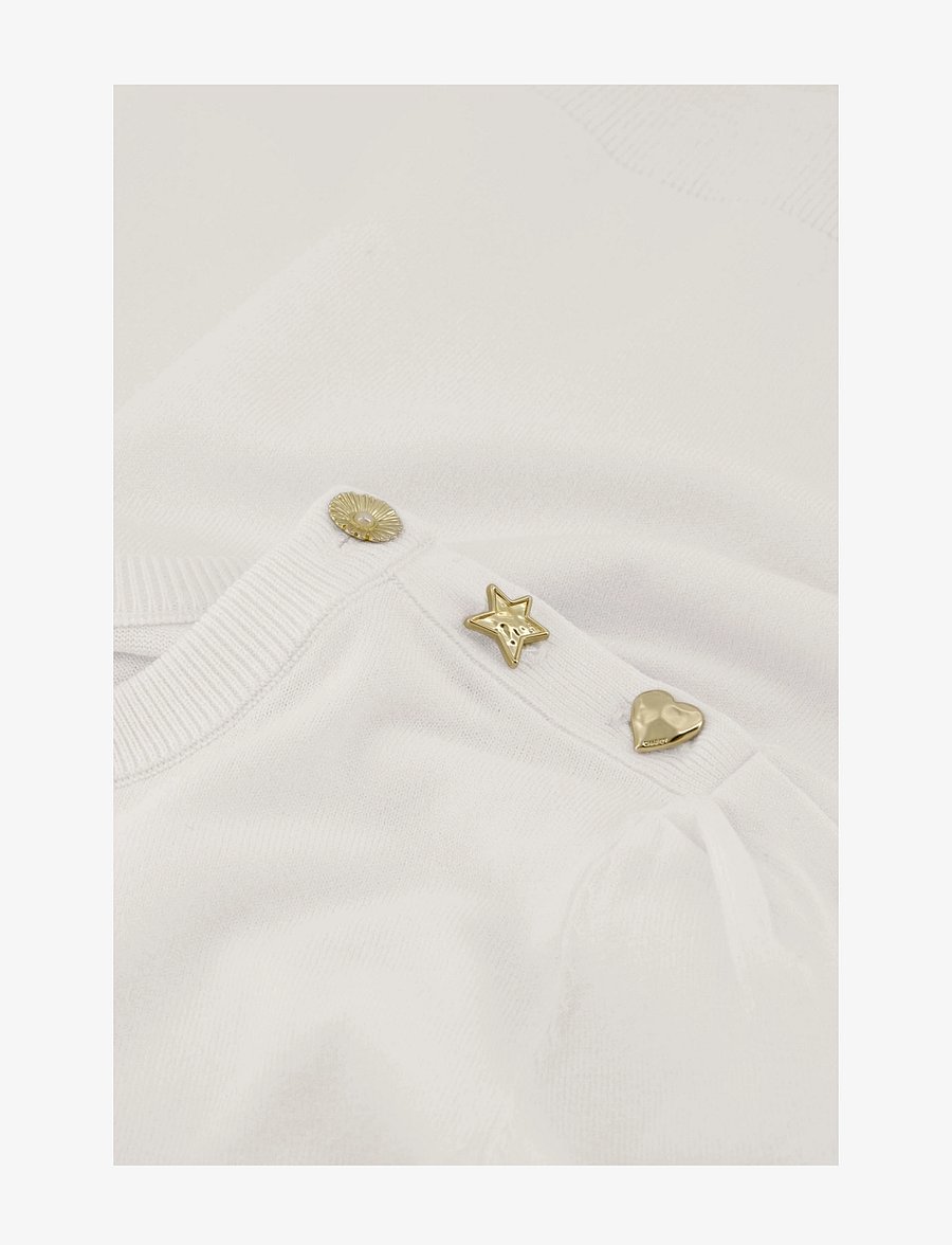 Fabienne Chapot - Molly Short Sleeve Pullover - jumpers - cosy white - 2