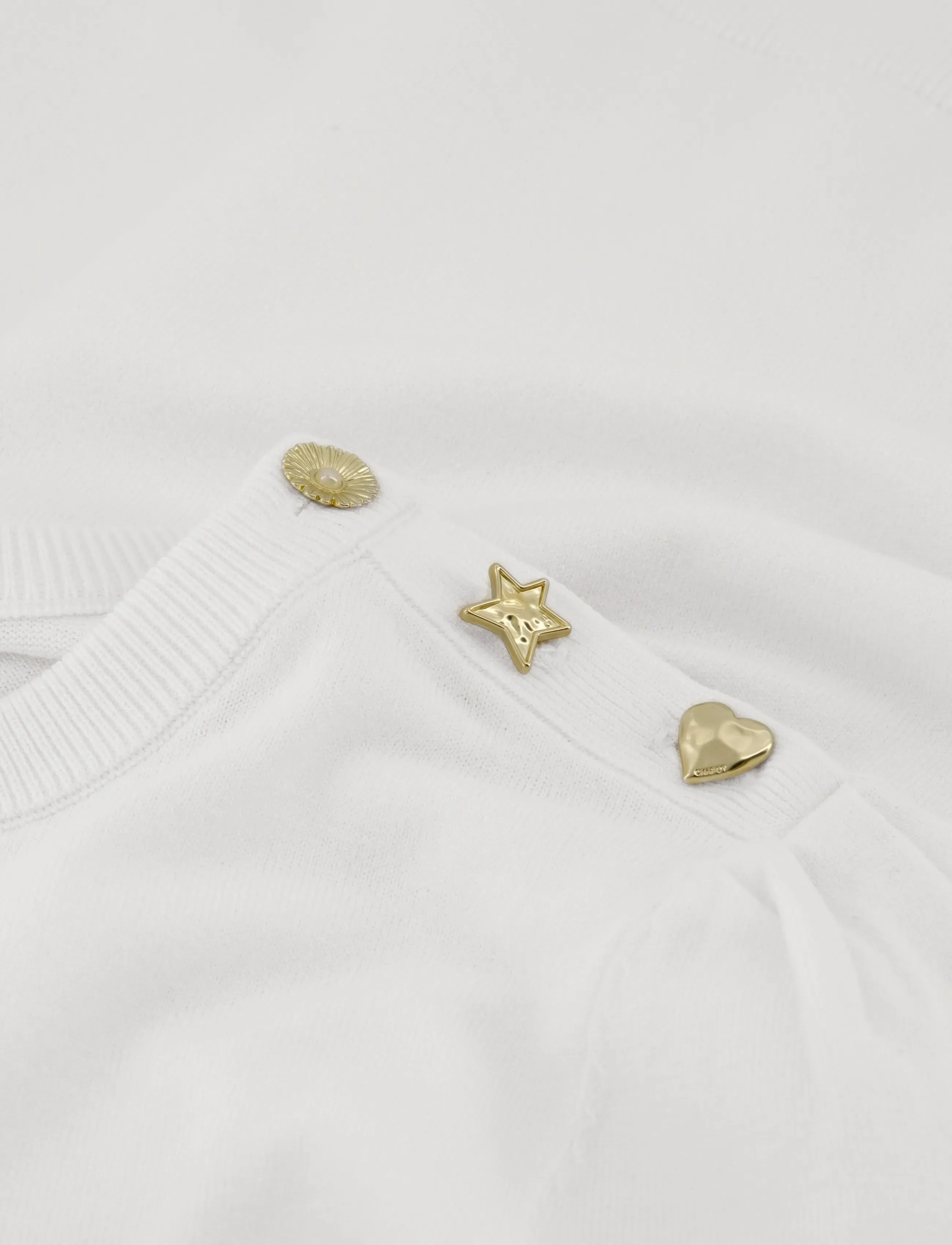 Fabienne Chapot - Molly Short Sleeve Pullover - jumpers - cosy white - 3