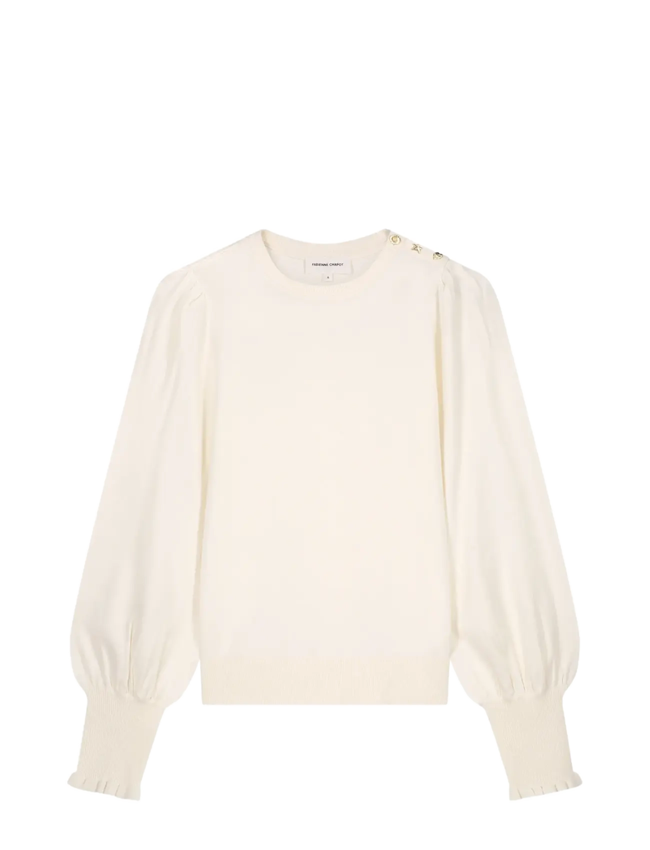 Fabienne Chapot Molly Balloon Pullover - Fabienne Chapot - COSY WHITE / cream