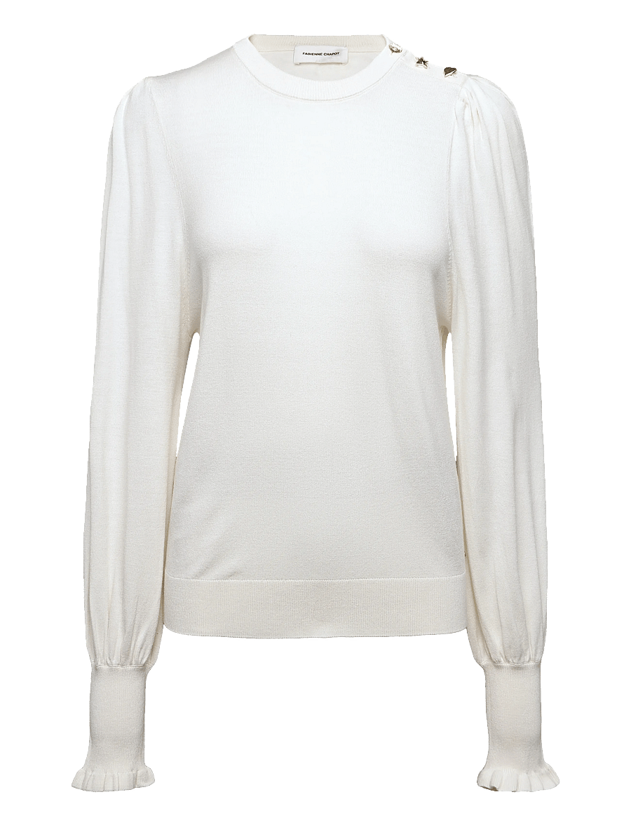 Fabienne Chapot - Molly Balloon Pullover - pullover - cosy white - 0