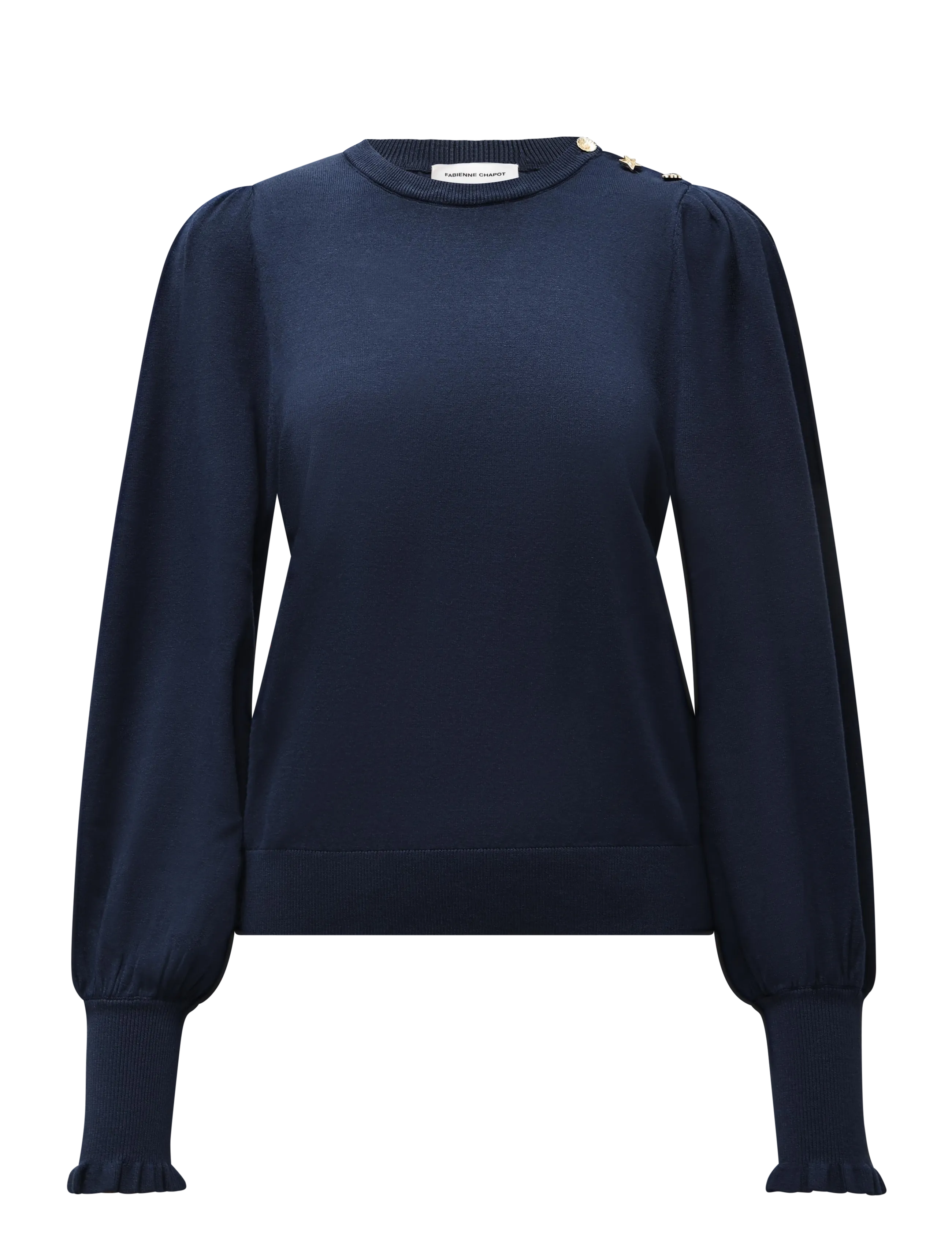 Fabienne Chapot Molly Balloon Pullover - Jumpers - AFTER MIDNIGHT BLUE / navy