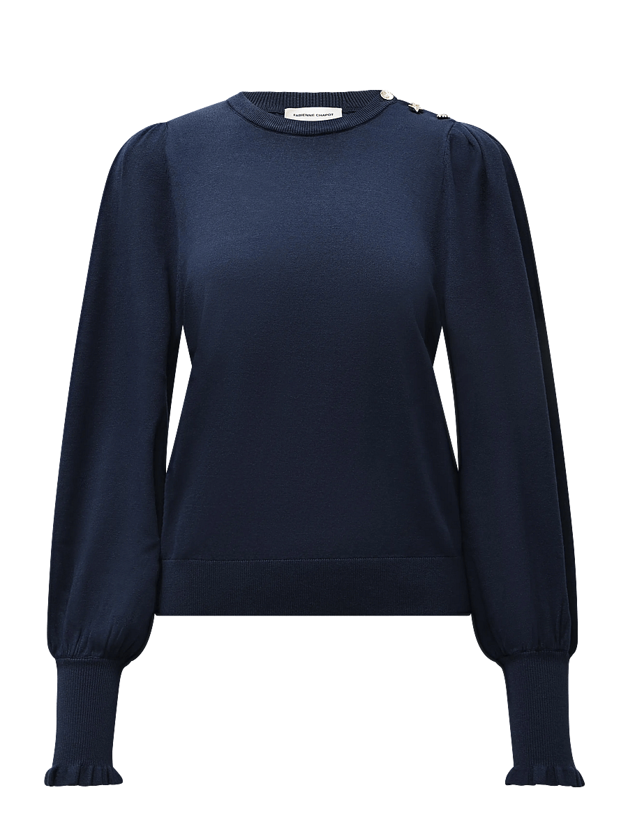 Fabienne Chapot - Molly Balloon Pullover - stickade tröjor - after midnight blue - 0