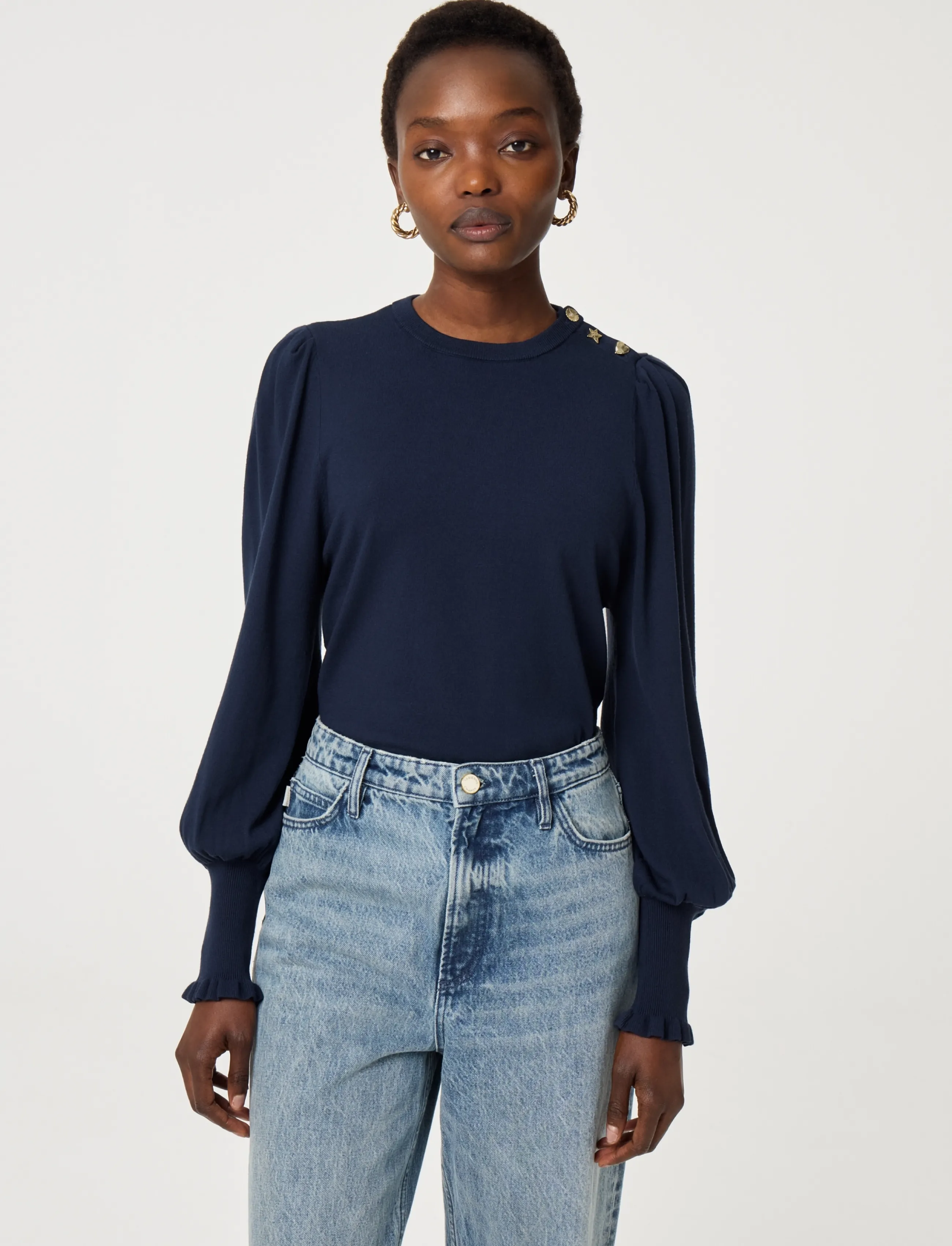 Fabienne Chapot - Molly Balloon Pullover - after midnight blue - 2