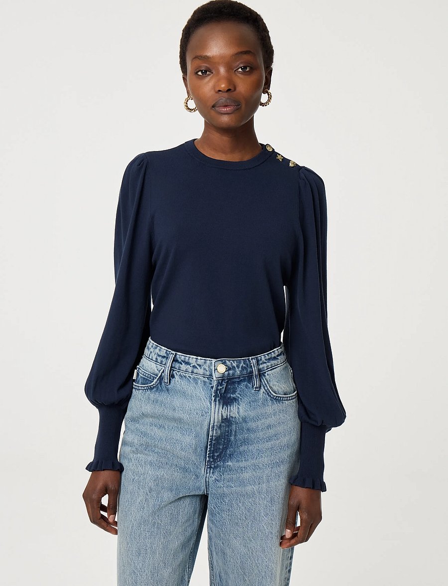 Fabienne Chapot - Molly Balloon Pullover - after midnight blue - 2