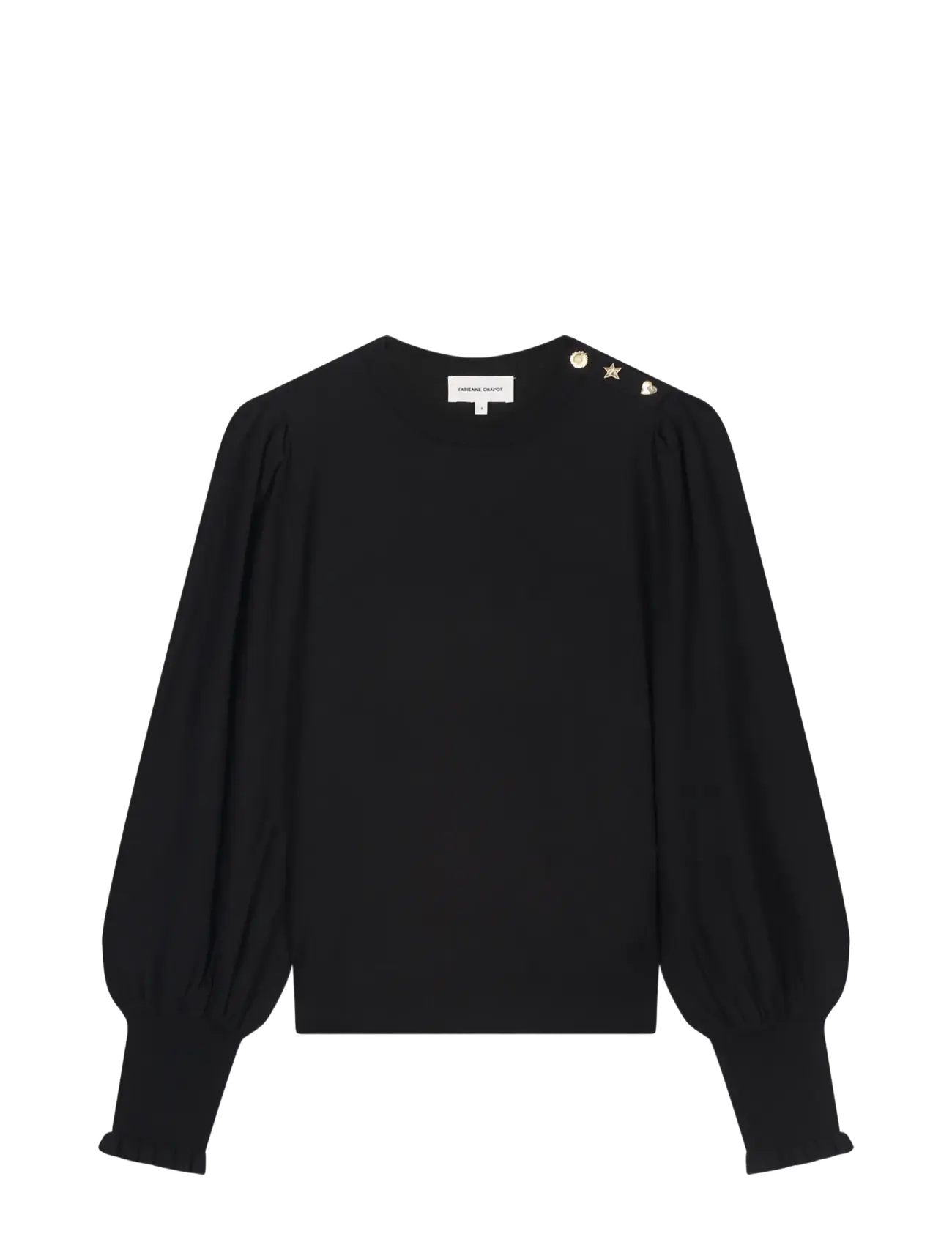 Fabienne Chapot Molly Balloon Pullover - Fabienne Chapot - BLACK / black