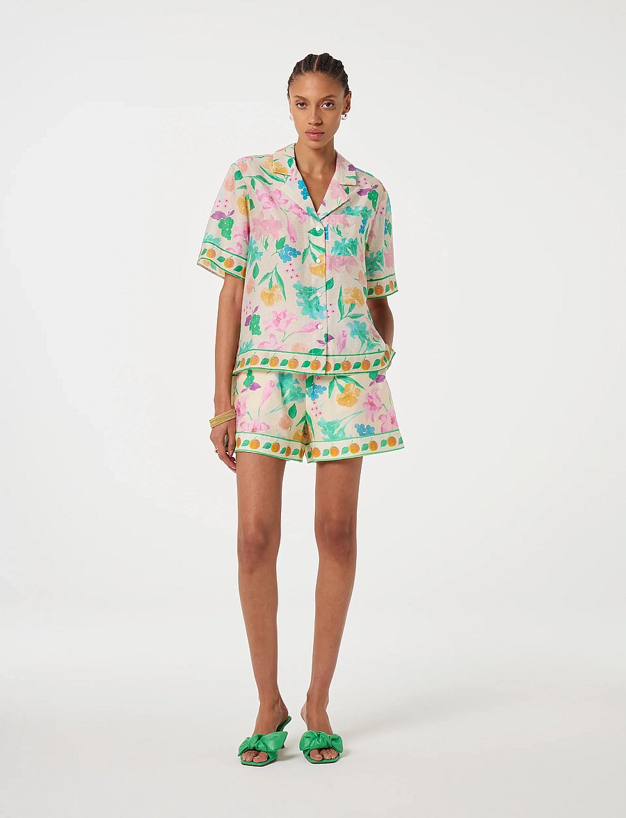 Fabienne Chapot - Boy Shorts - warm white/green glo - 2