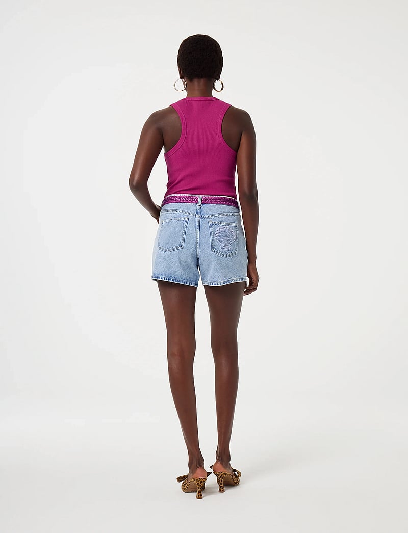 Fabienne Chapot - Lucy Wide Short - jorts - vintage light blue - 3