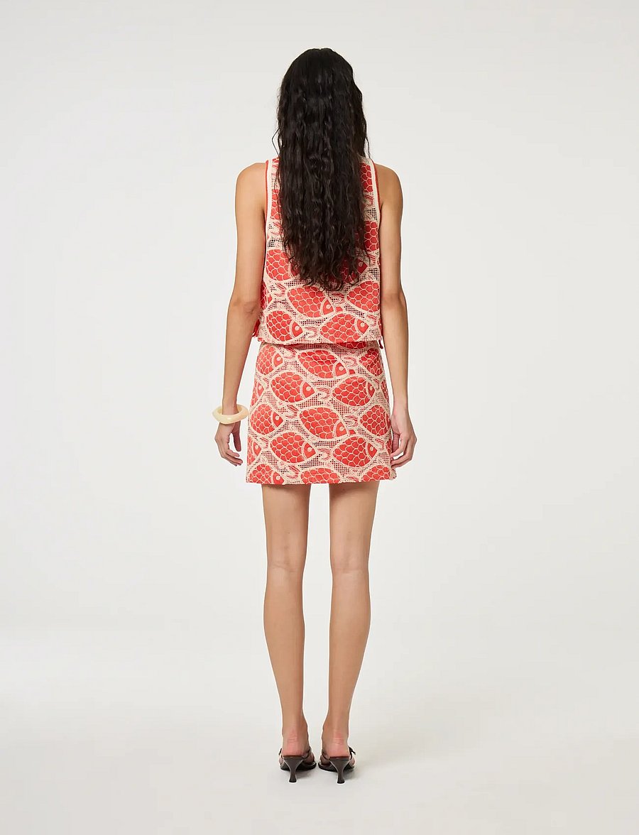 Fabienne Chapot - Cato Skirt - stutt pils - tangerine tango - 4