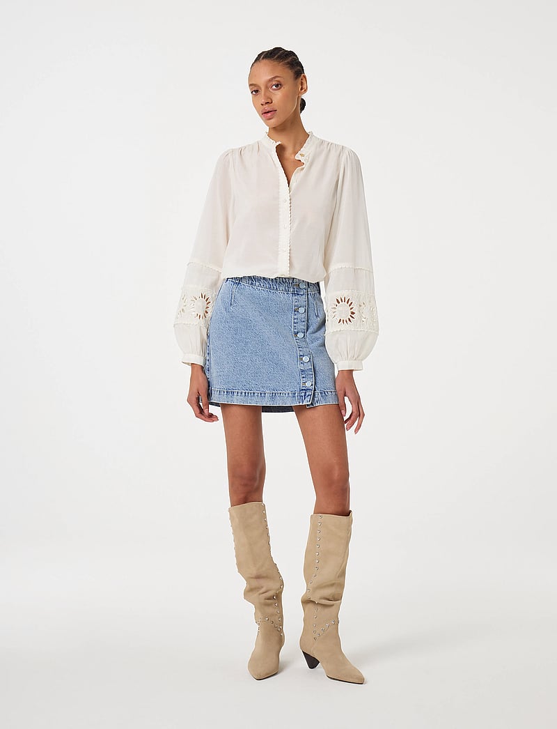 Fabienne Chapot - Cari Denim Skirt - jeanskjolar - vintage blue - 3