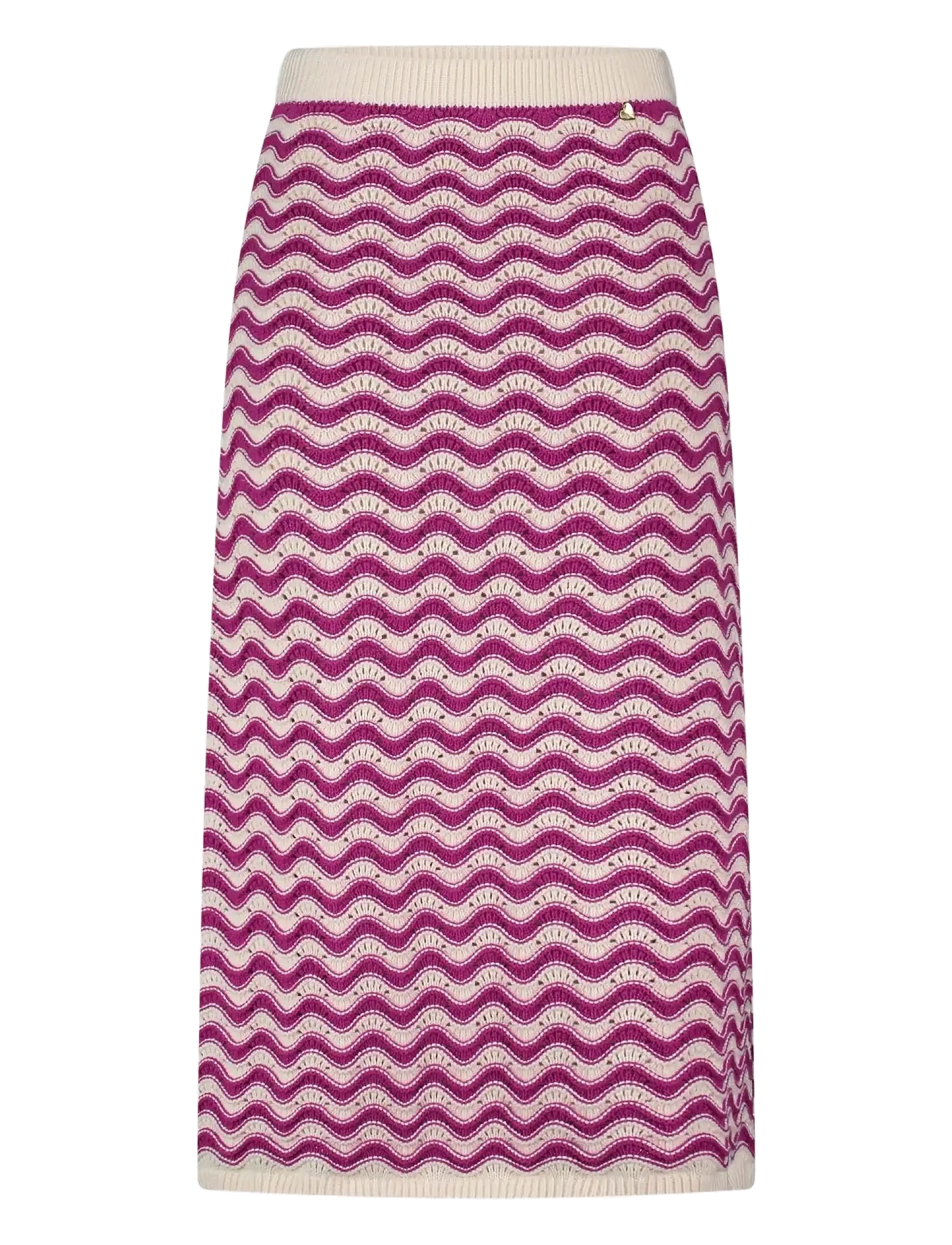 Fabienne Chapot - Caro Crochet Skirt - strickröcke - pink craze - 0