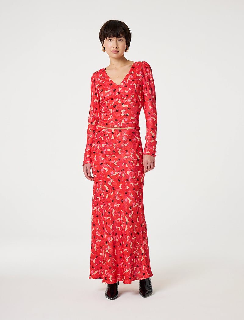 Fabienne Chapot - Laurent Skirt - maxi röcke - pink glow/pink darli - 0