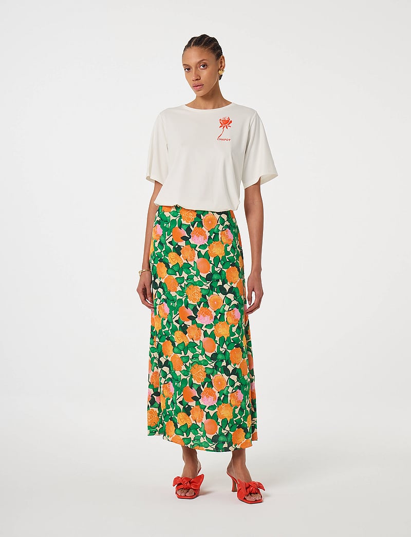 Fabienne Chapot - Laurent Skirt - maxi nederdele - grass is greener/jus - 0