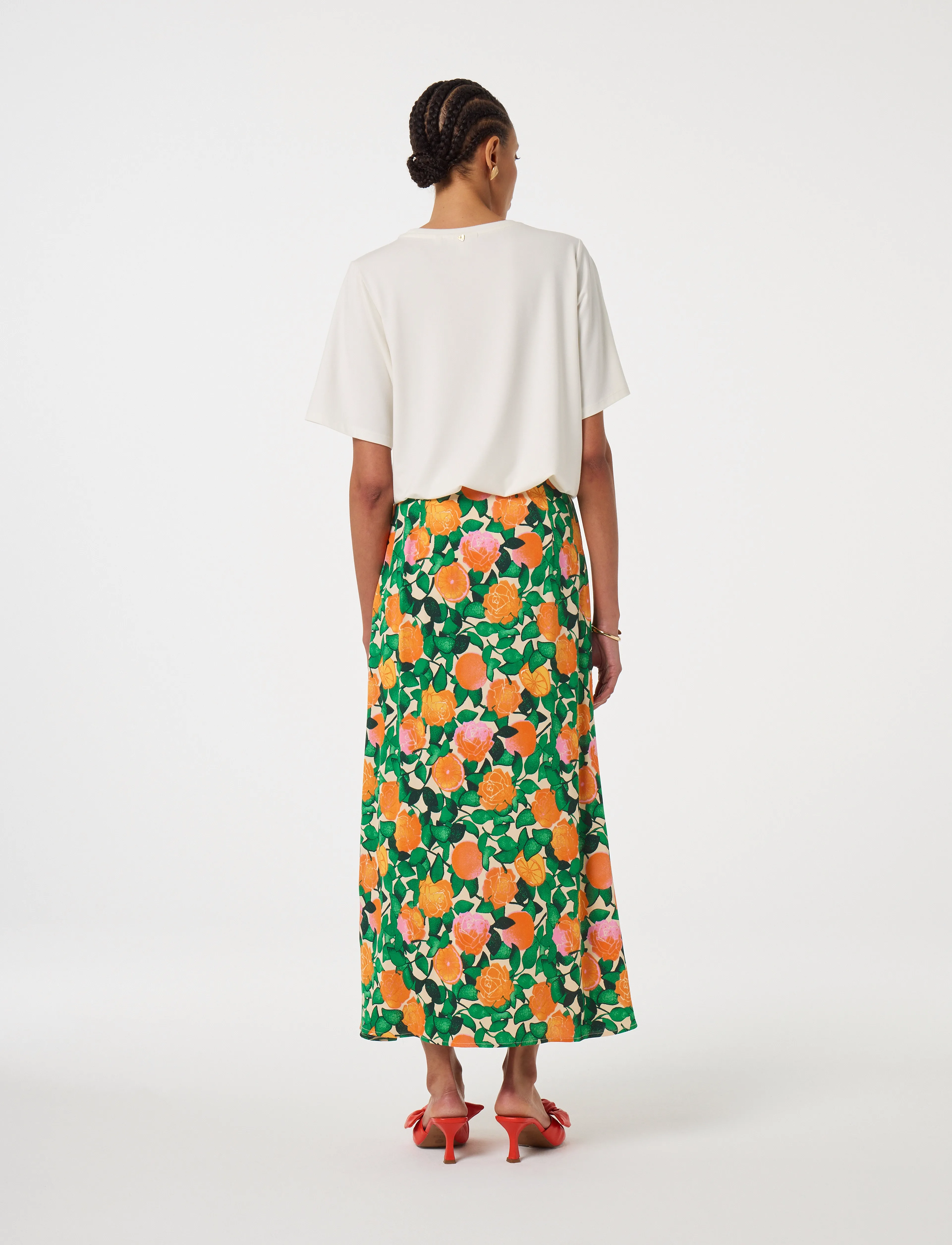 Fabienne Chapot - Laurent Skirt - maxi nederdele - grass is greener/jus - 3