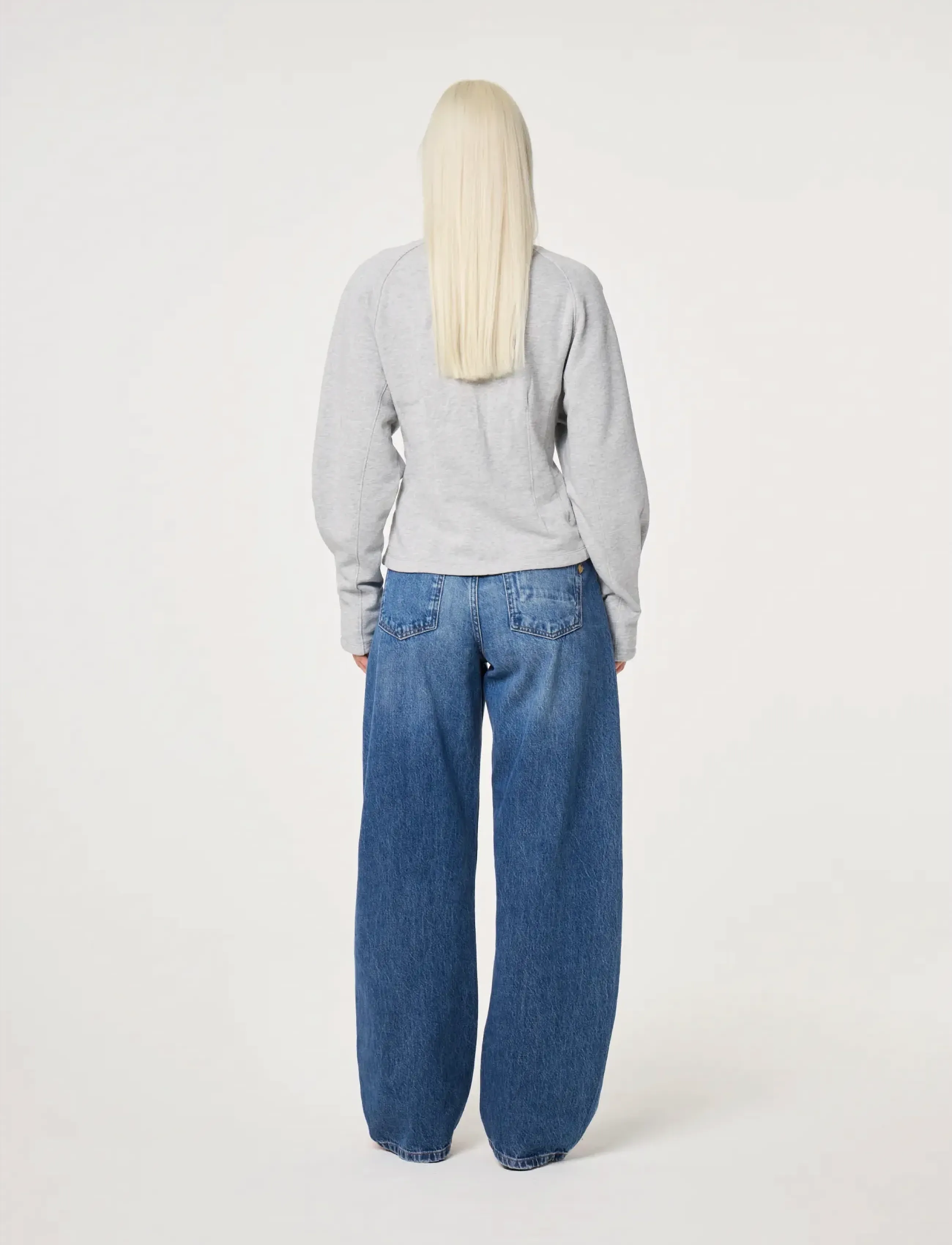 Fabienne Chapot - Dhelia Sweater - dressipluusid - mid grey melange - 4