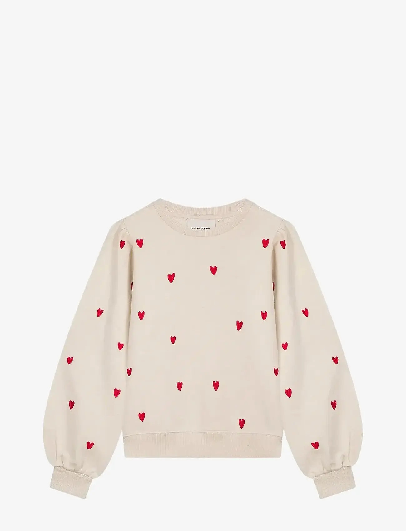 Fabienne Chapot - Dina Sweater - everyday style - oatmeal/disco red - 1