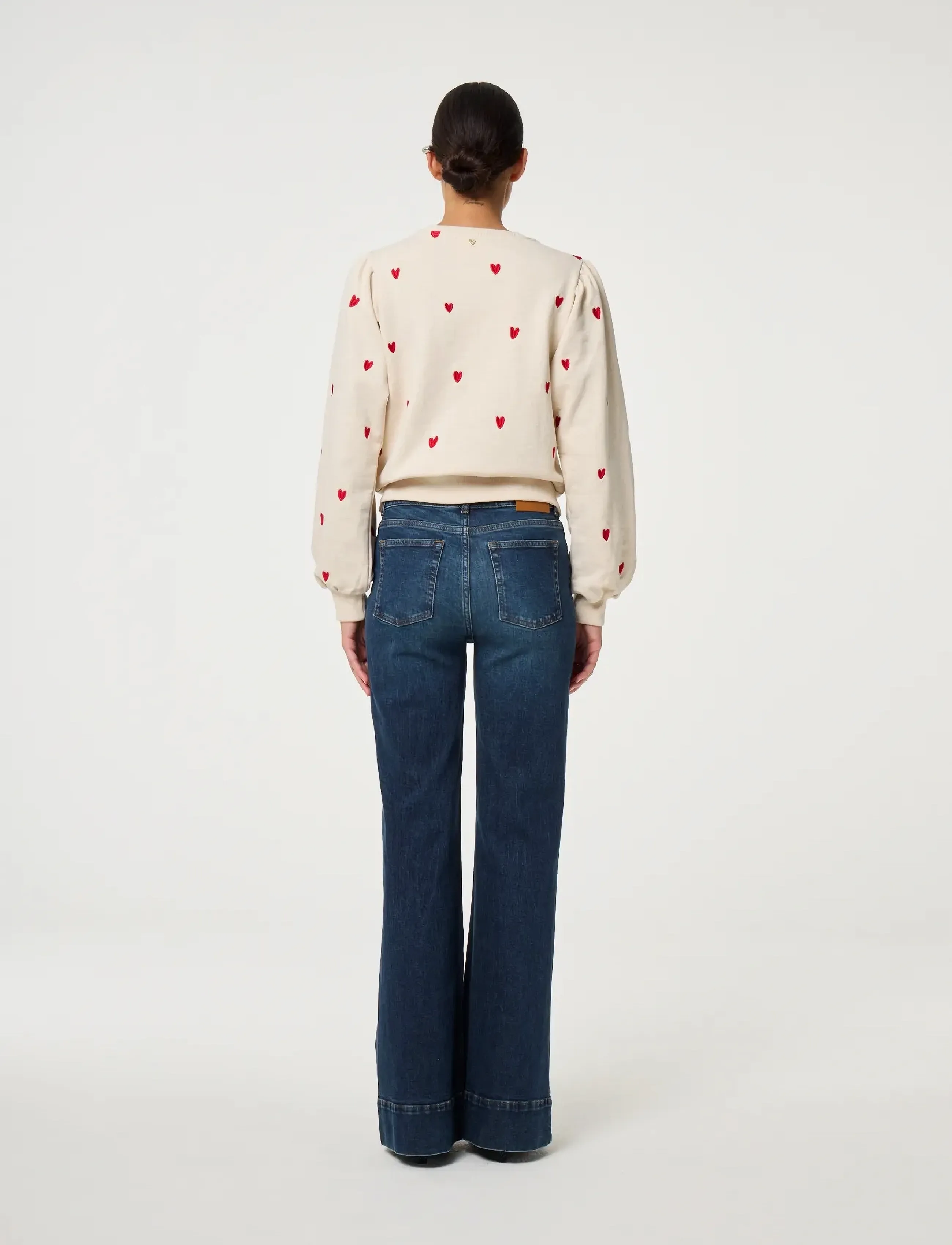 Fabienne Chapot - Dina Sweater - kapuzenpullover - oatmeal/disco red - 3