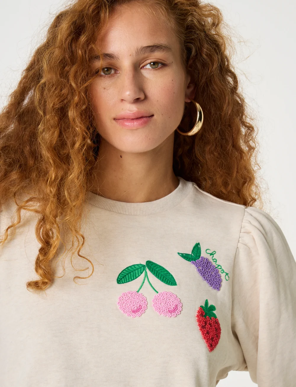 Fabienne Chapot - Tina Sweater - sweatshirts - oatmeal melange - 3