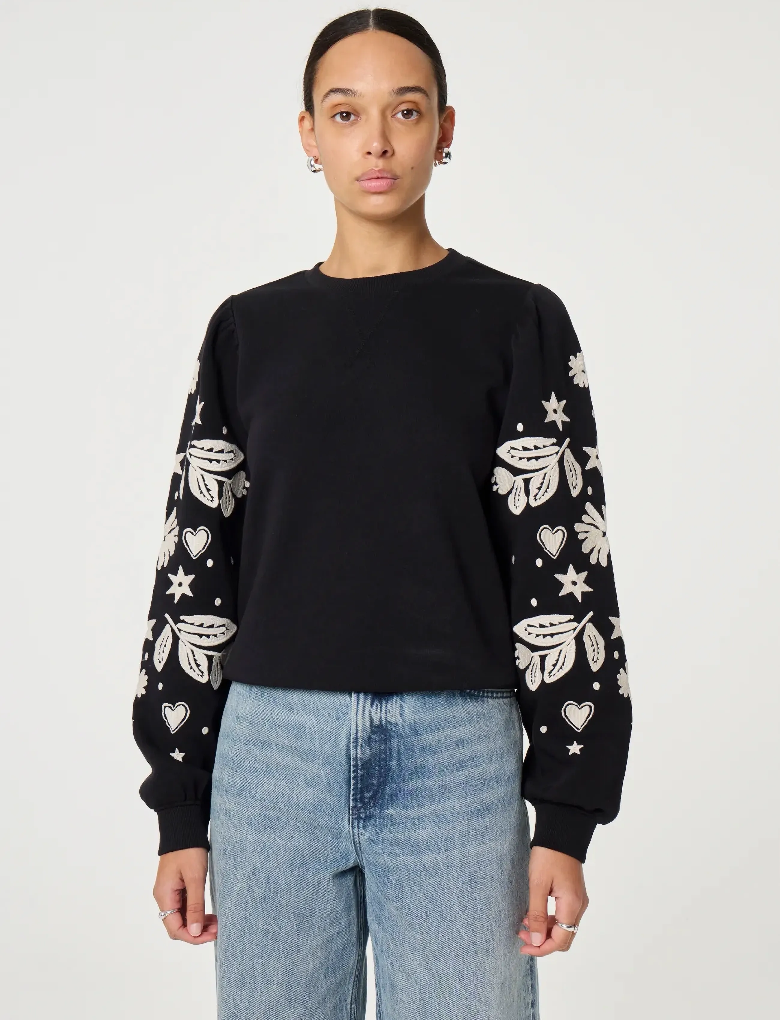 Fabienne Chapot Hanne Sweater, L, Sweatshirts & Hoodies, Schwarz - Sweatshirts, Frauen