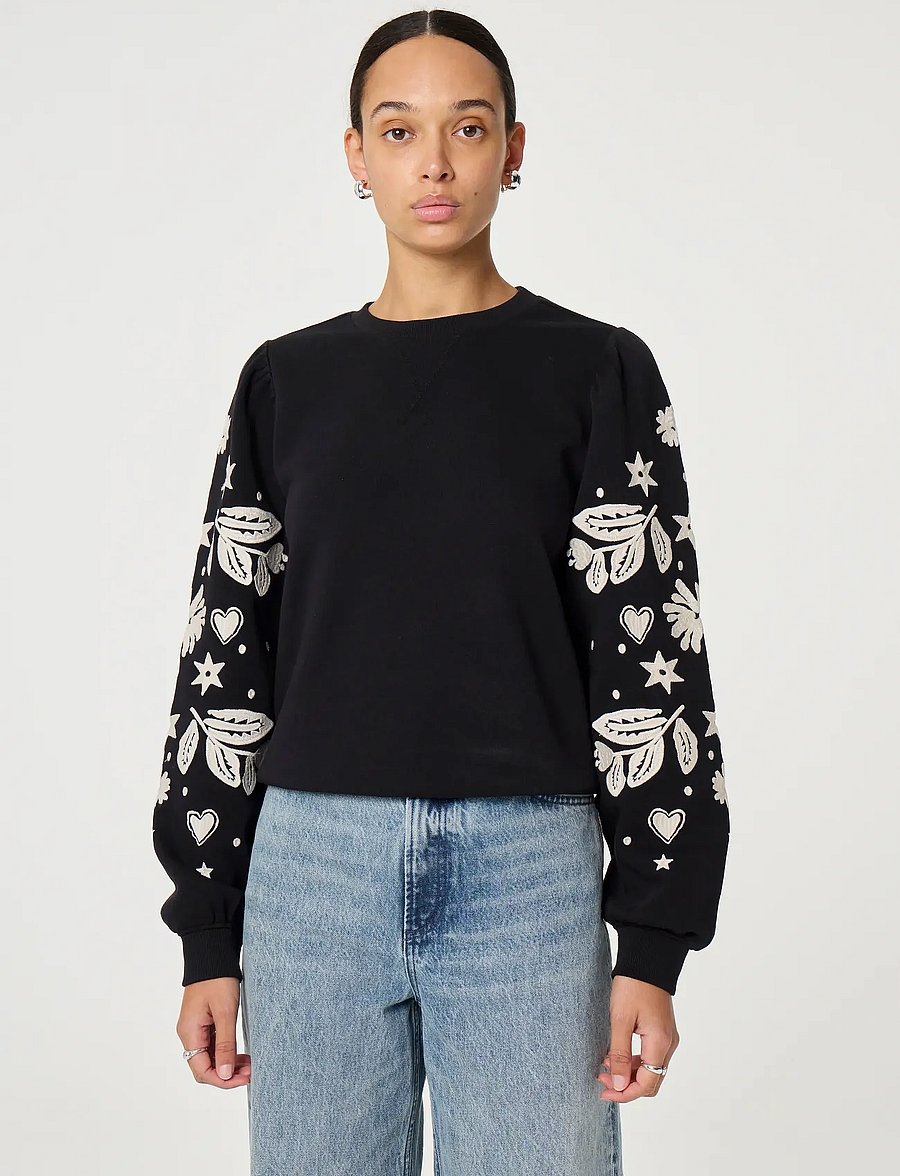 Fabienne Chapot - Hanne Sweater - sweatshirts - black - 0