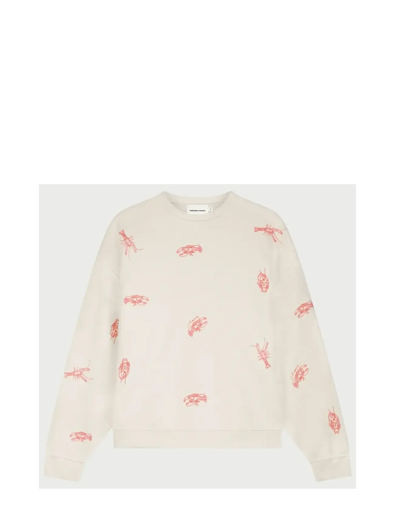 FABIENNE CHAPOT Terry Pullover Cream - L - Damen