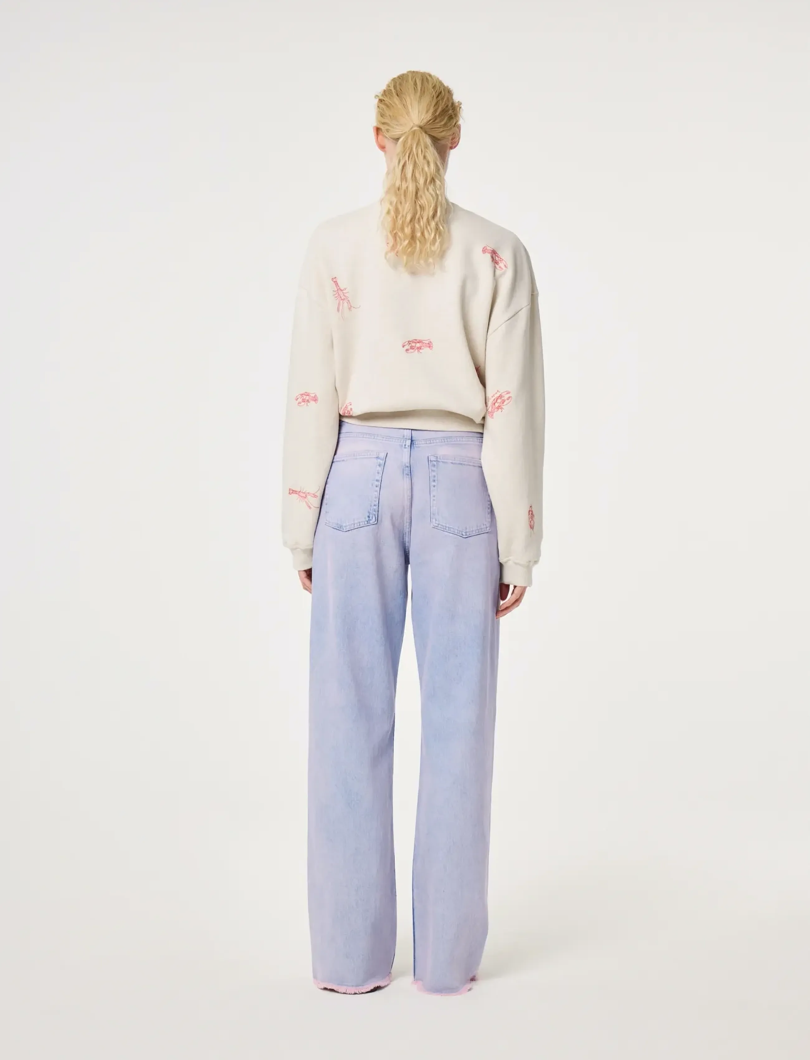 Fabienne Chapot - Terry Sweater - hversdagsleg tíska - oatmeal melange - 4