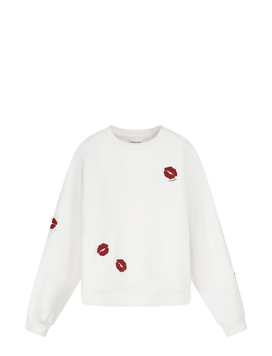 Fabienne Chapot - Terry Kiss Sweater - sweatshirts - cosy white - 1