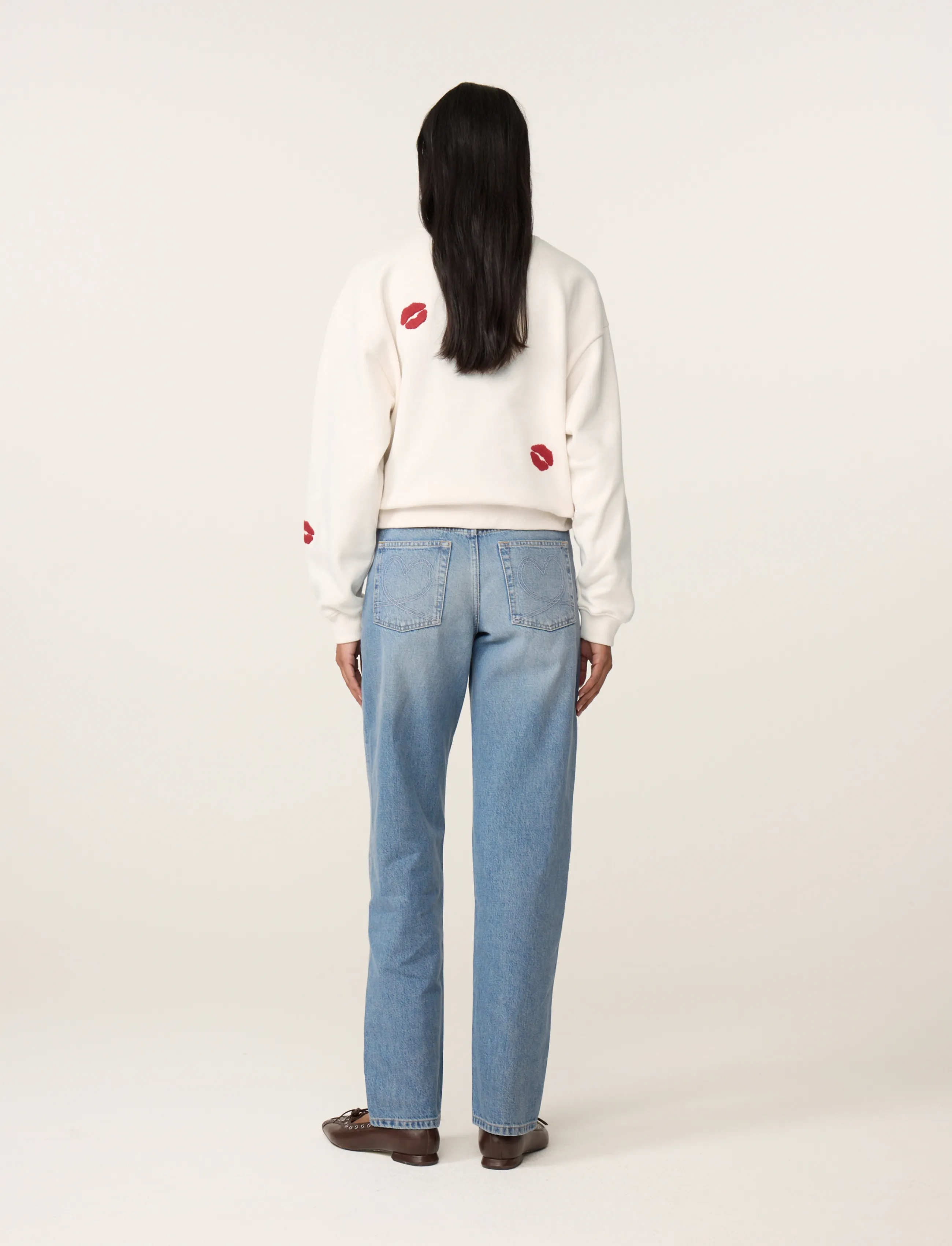 Fabienne Chapot - Terry Kiss Sweater - sweatshirts - cosy white - 3
