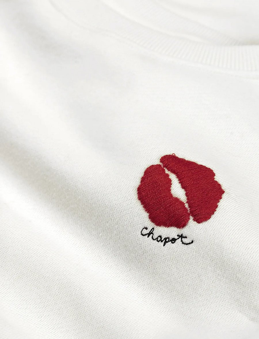 Fabienne Chapot - Terry Kiss Sweater - sweatshirts - cosy white - 5