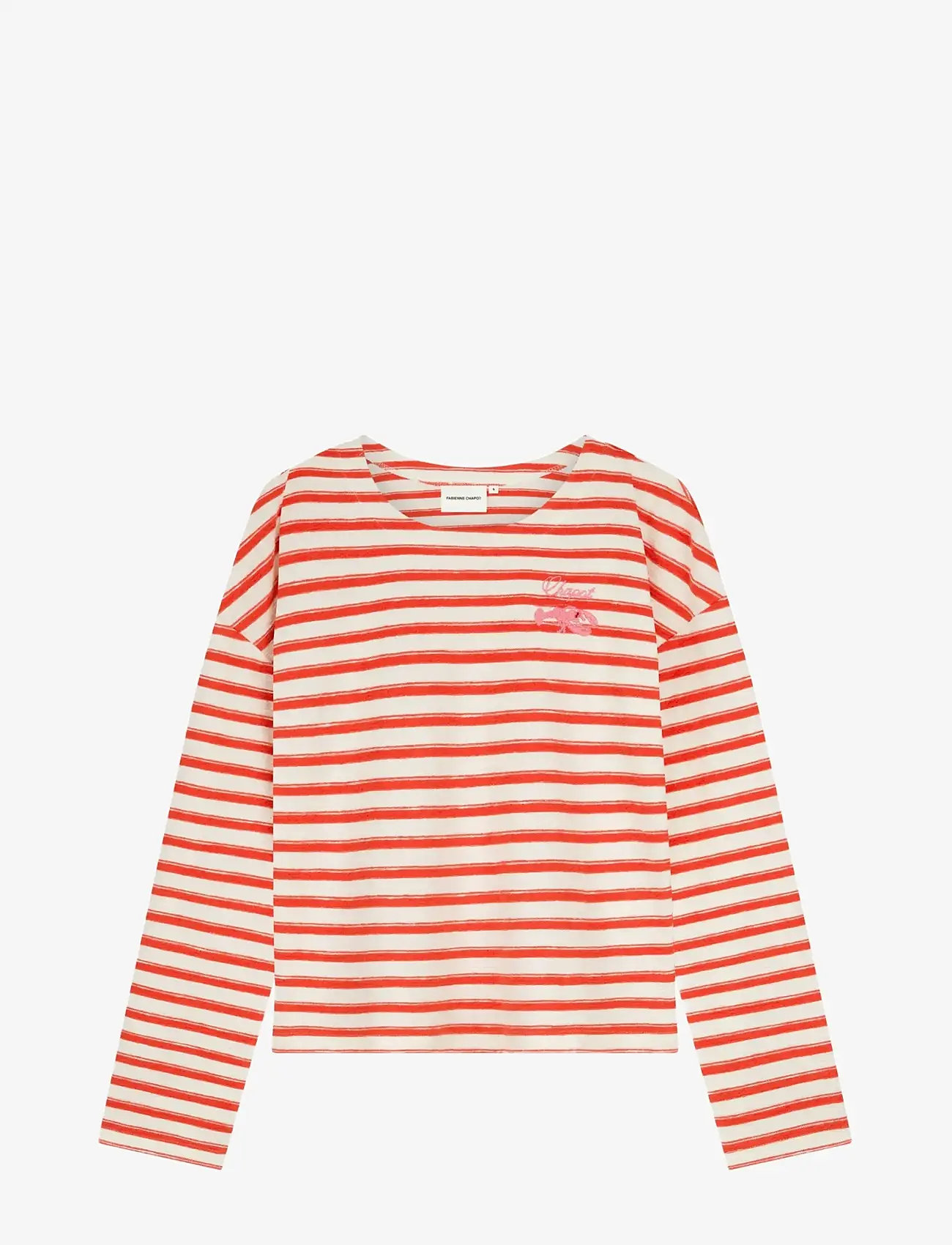 Fabienne Chapot - Celina Top - langärmlige tops - cosy white/tangerine tango - 1