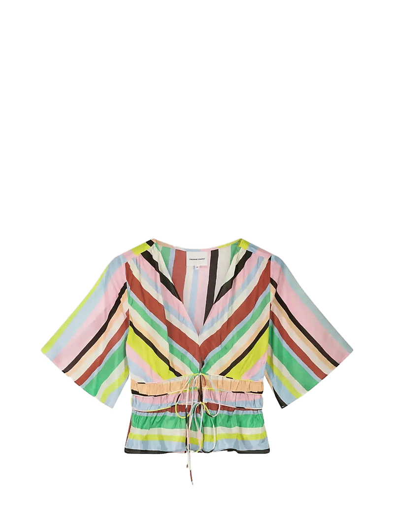 Fabienne Chapot - Jolie Top - lühikeste varrukatega pluusid - light blue/navy - 0