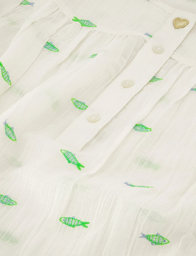 Fabienne Chapot - Bindi Top - langärmlige blusen - cosy white/green - 4