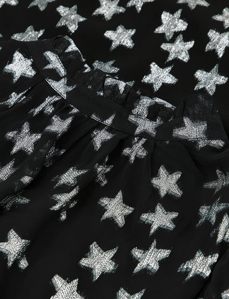 Fabienne Chapot - Dolli Top - kortærmede bluser - black/silver - 2