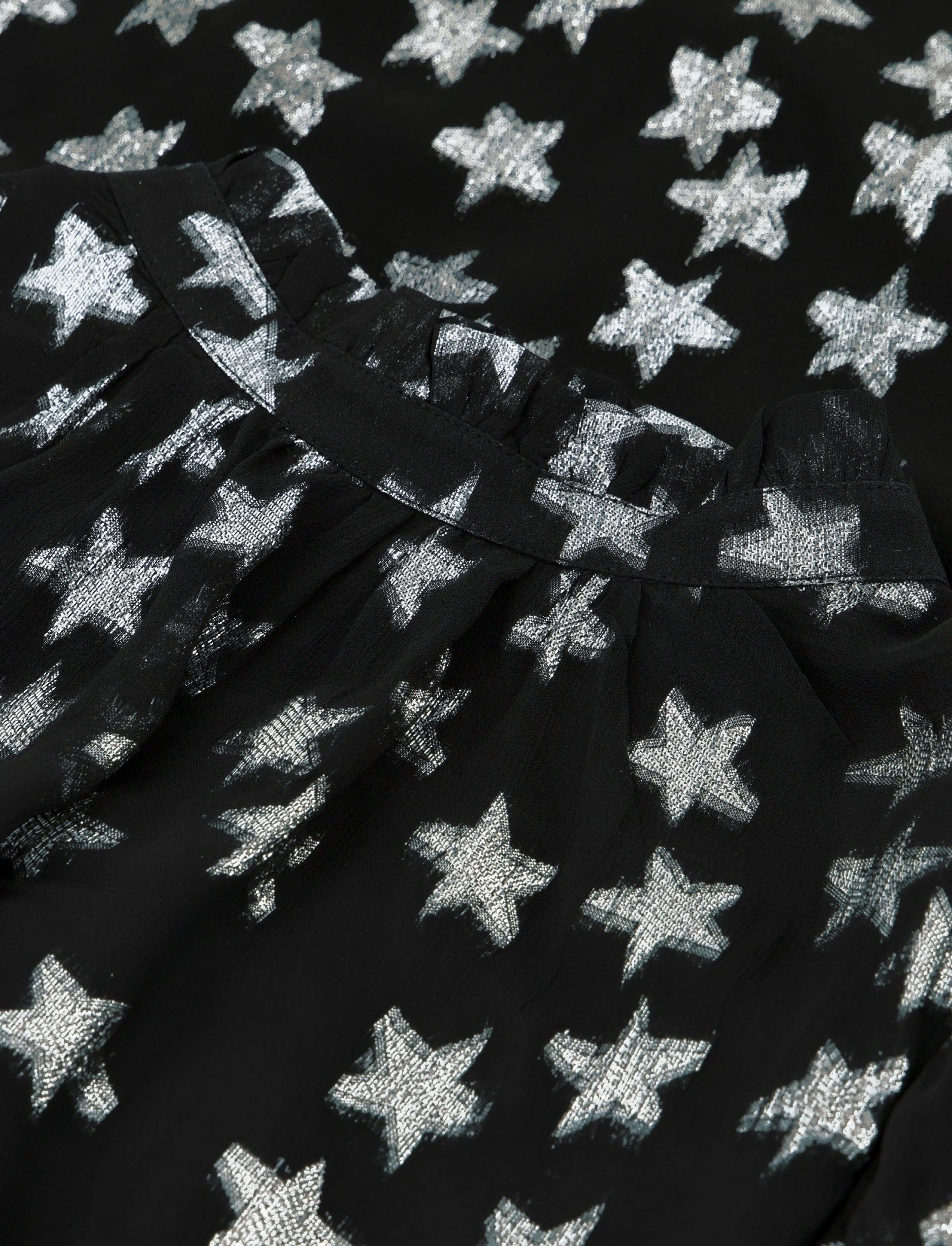 Fabienne Chapot - Dolli Top - kurzämlige blusen - black/silver - 2