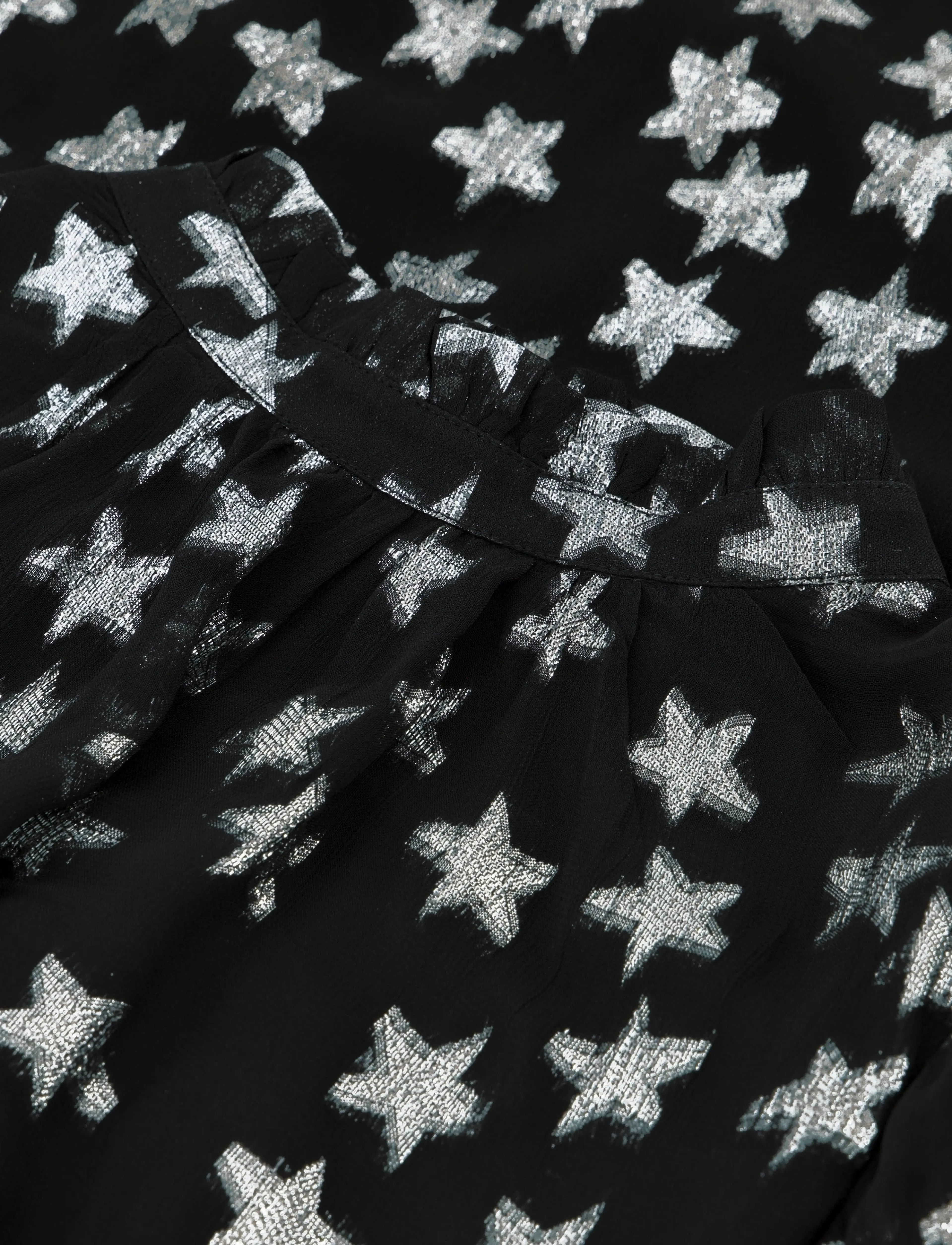 Fabienne Chapot - Dolli Top - kurzämlige blusen - black/silver - 4