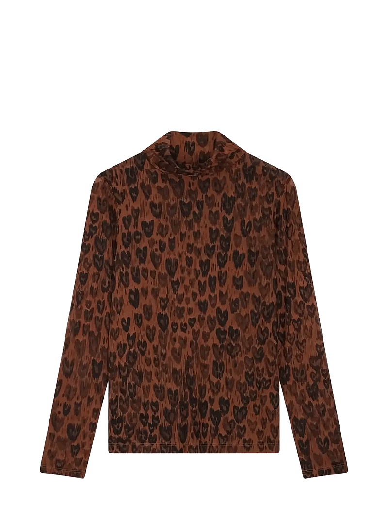 Fabienne Chapot - Jane Top - langärmlige tops - burnt sugar/black - 1