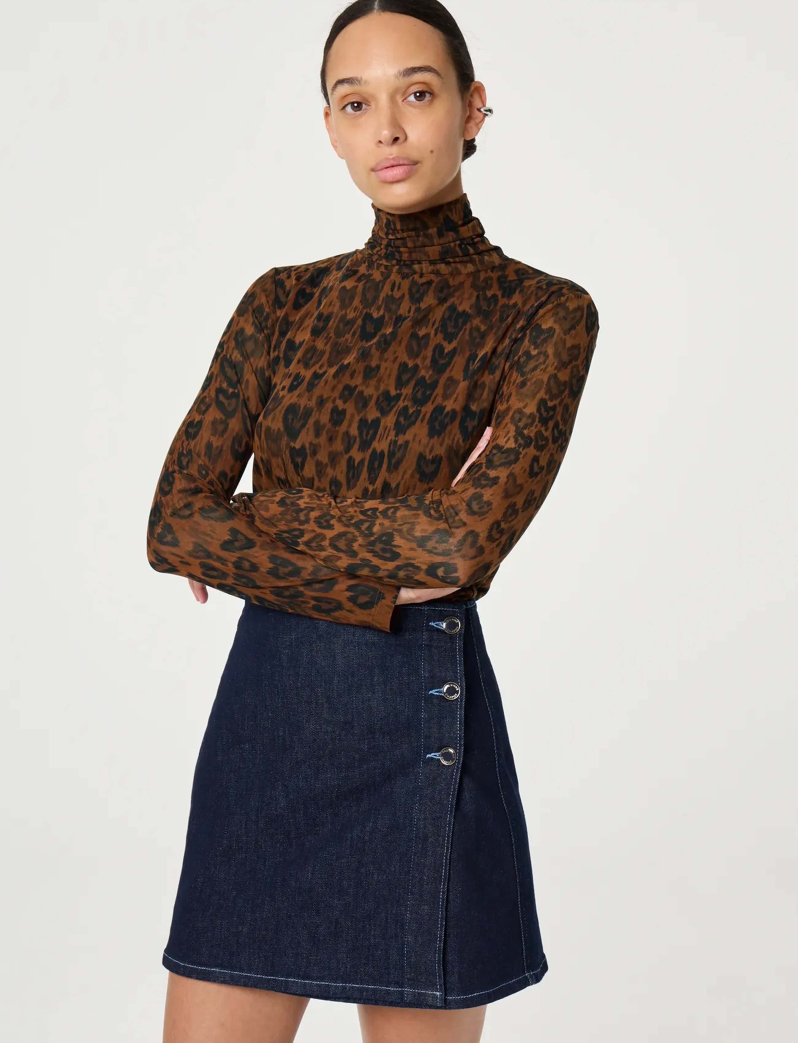 Fabienne Chapot - Jane Top - langærmede toppe - burnt sugar/black - 2