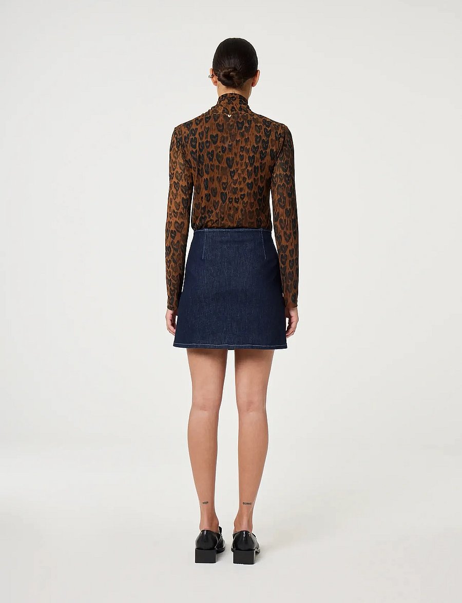 Fabienne Chapot - Jane Top - långärmade toppar - burnt sugar/black - 3