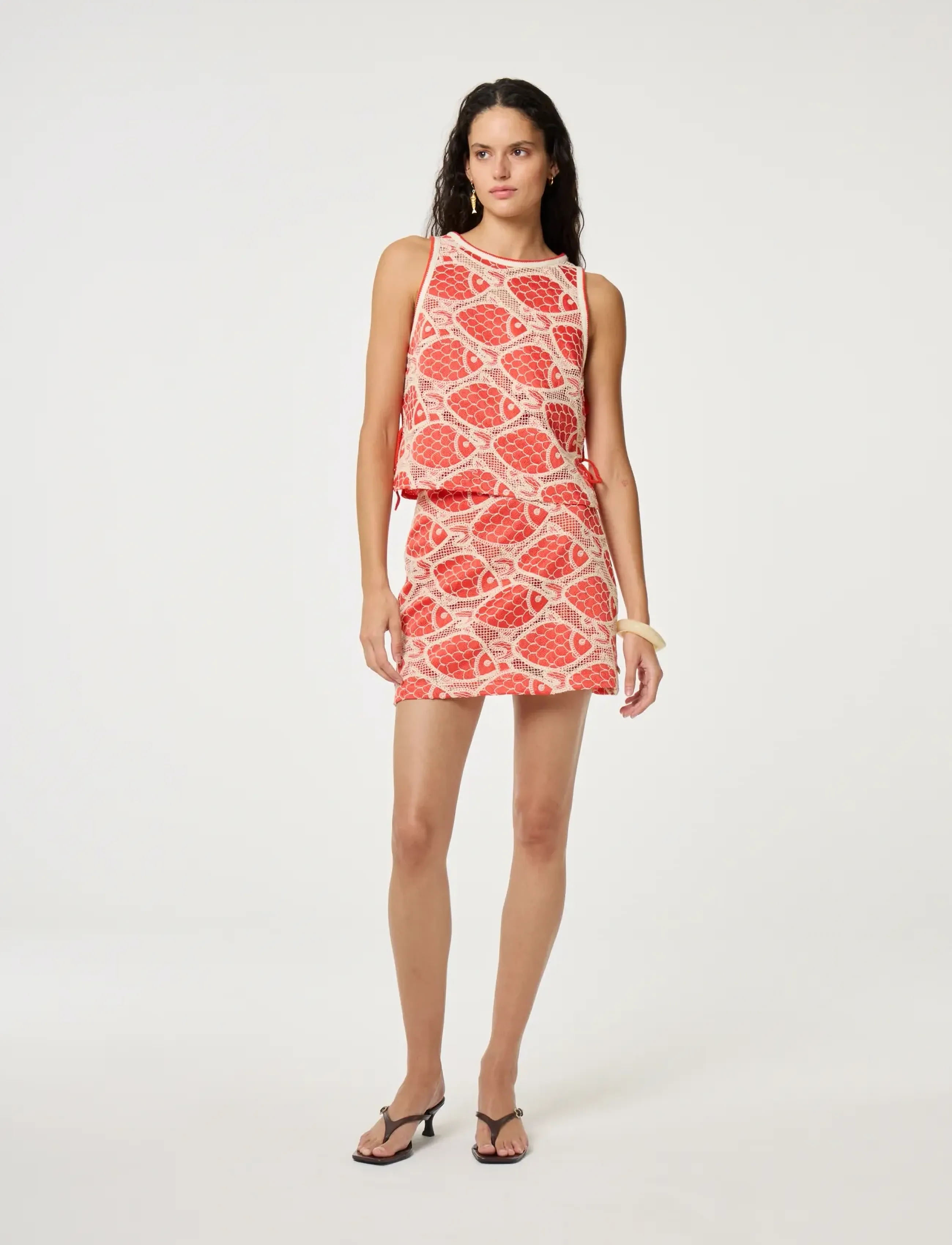 Fabienne Chapot Muca Top - Ärmellose blusen - TANGERINE TANGO / orange