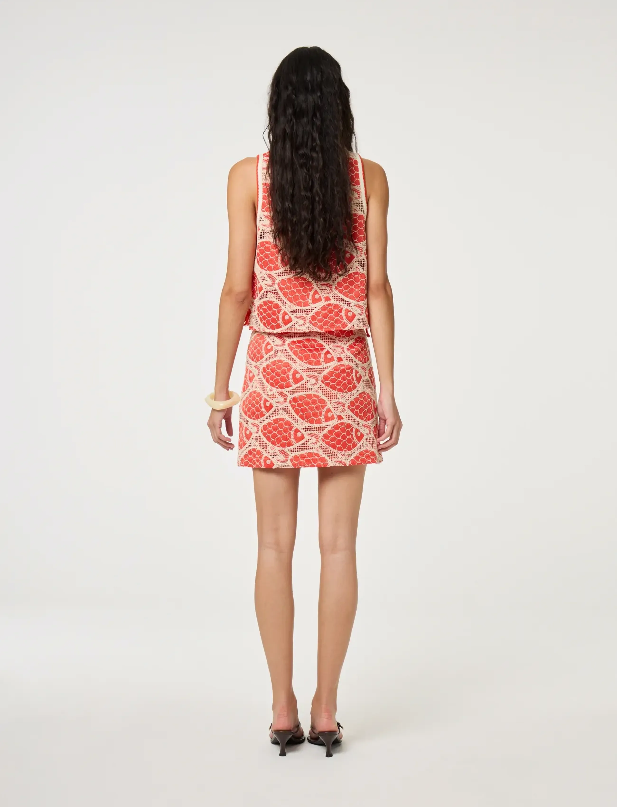 Fabienne Chapot - Muca Top - varrukateta pluusid - tangerine tango - 4