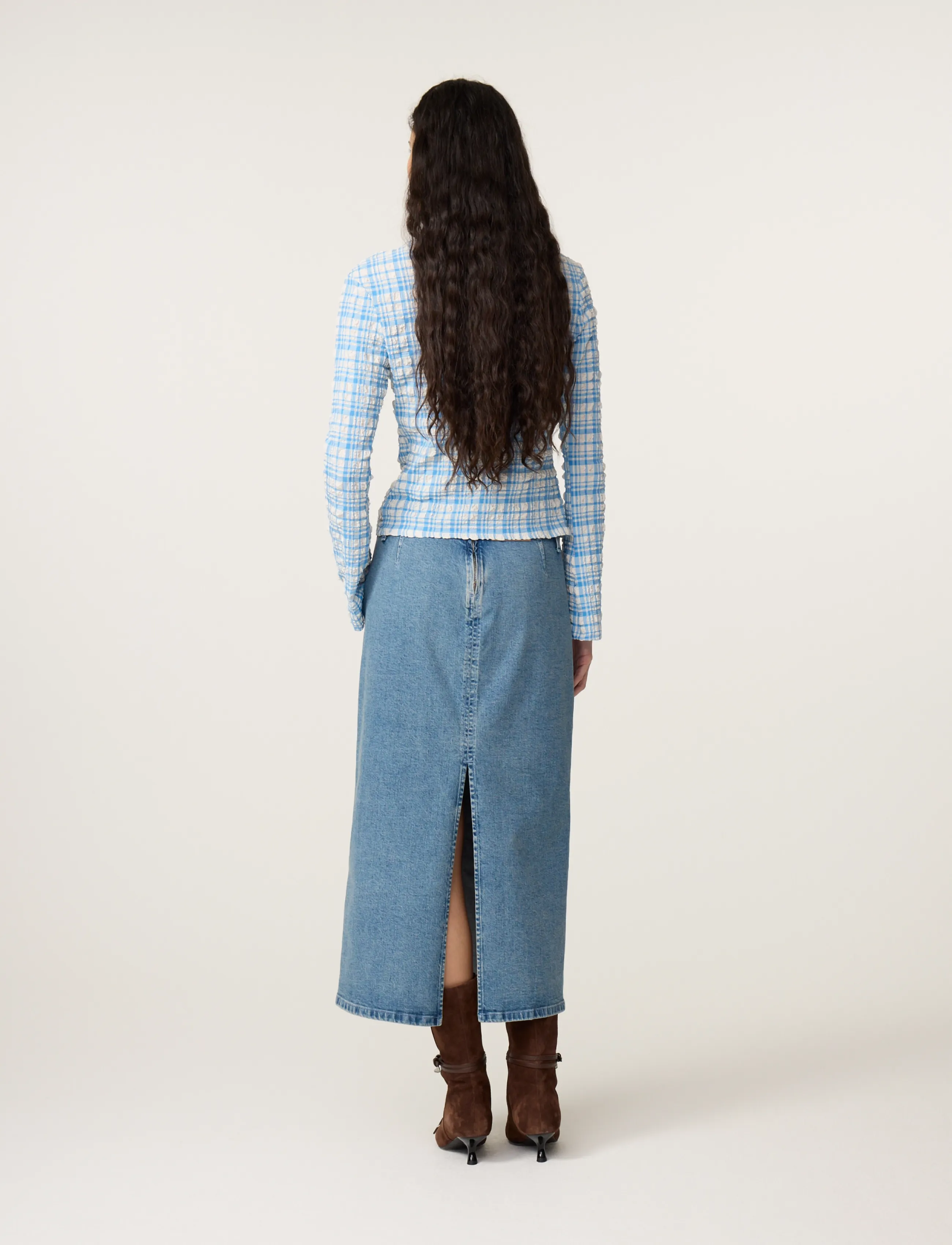 Fabienne Chapot - Ola Top - riad blue/cosy white - 1